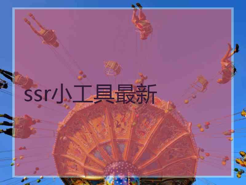 ssr小工具最新