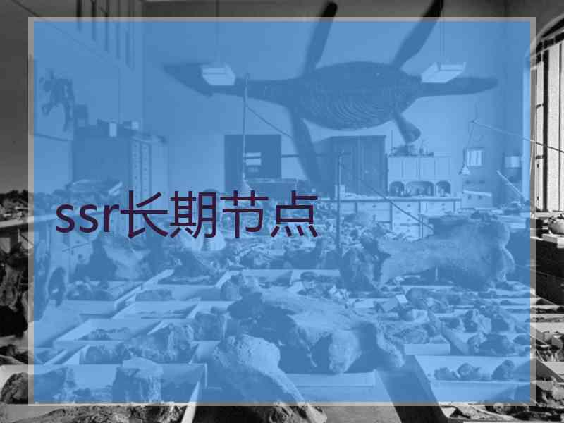 ssr长期节点