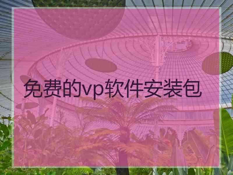 免费的vp软件安装包