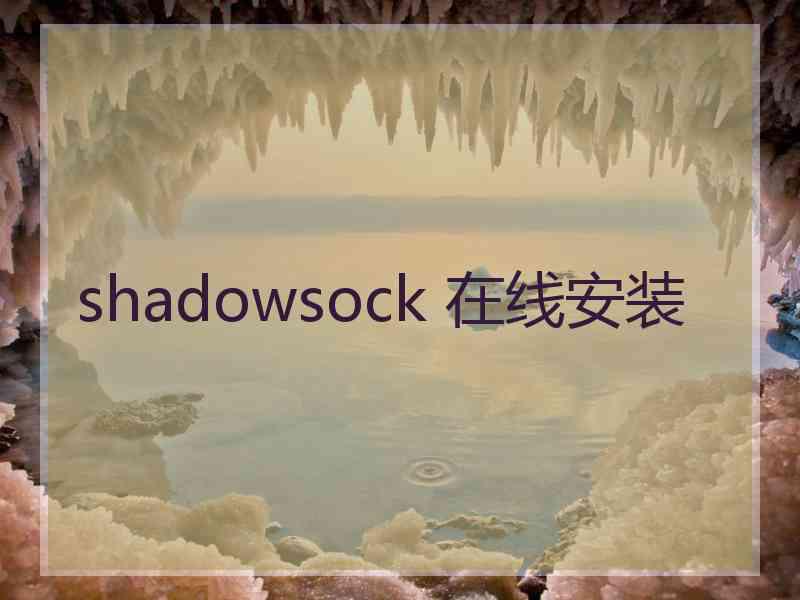 shadowsock 在线安装