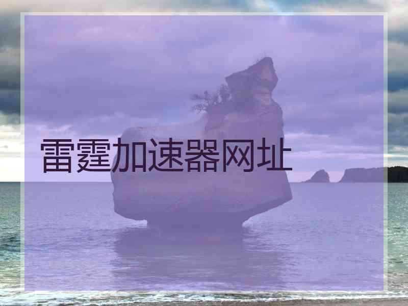雷霆加速器网址