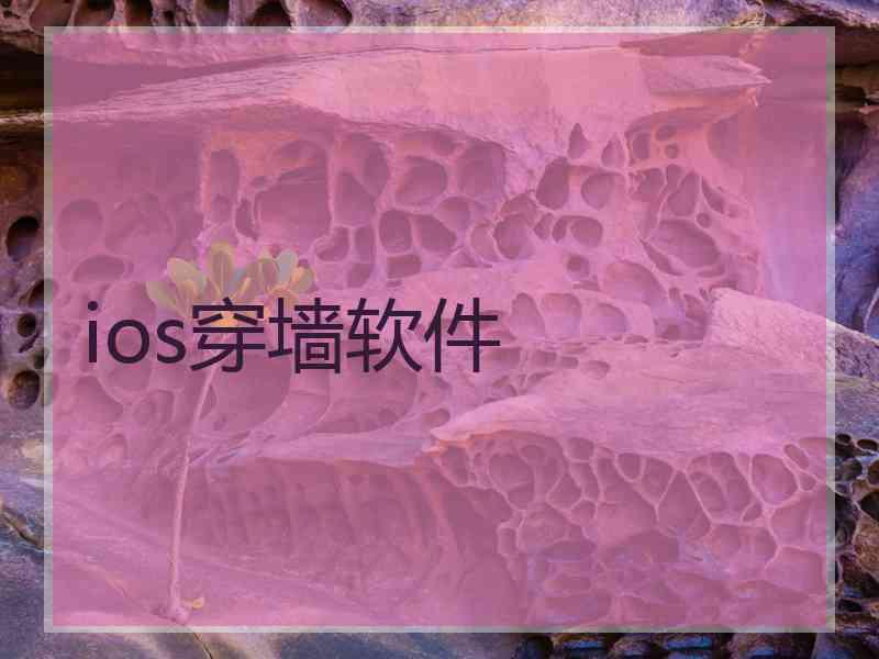 ios穿墙软件