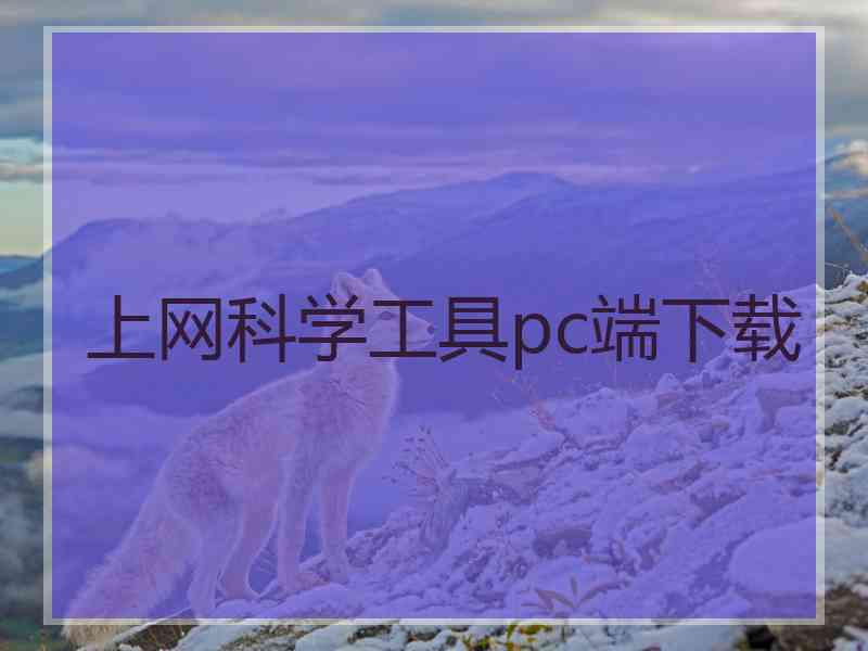 上网科学工具pc端下载
