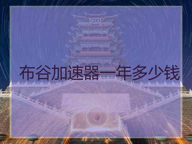 布谷加速器一年多少钱