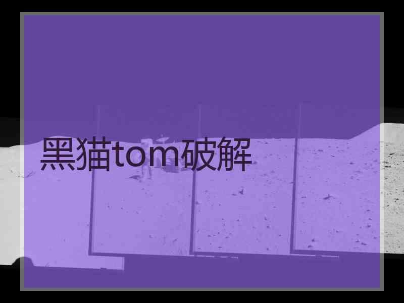 黑猫tom破解
