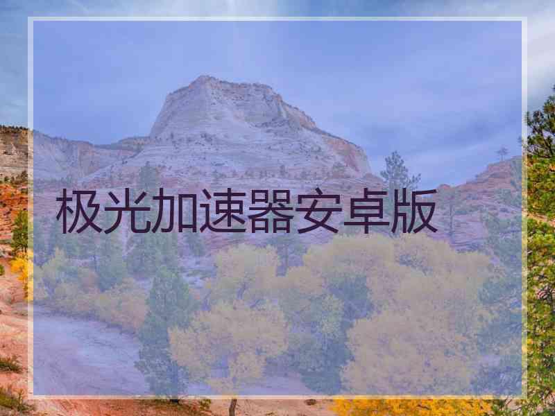 极光加速器安卓版