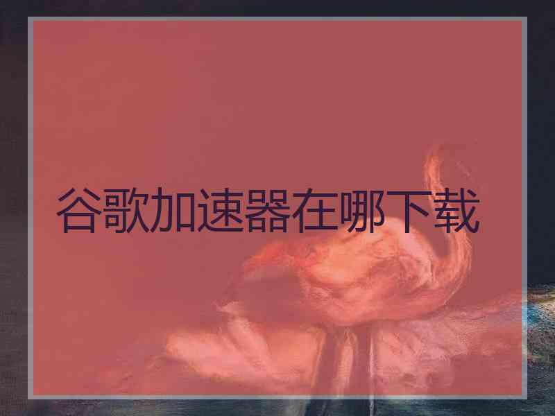 谷歌加速器在哪下载
