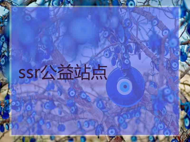 ssr公益站点