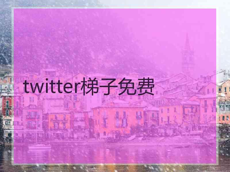 twitter梯子免费