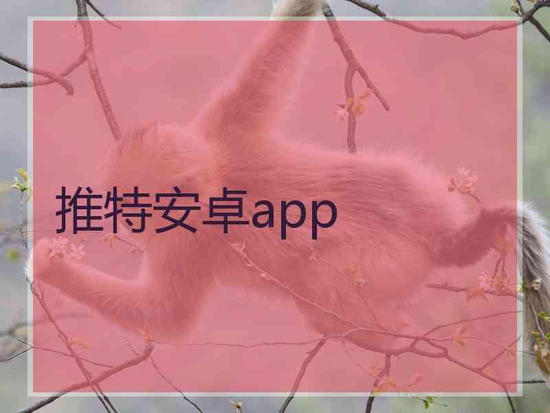 推特安卓app