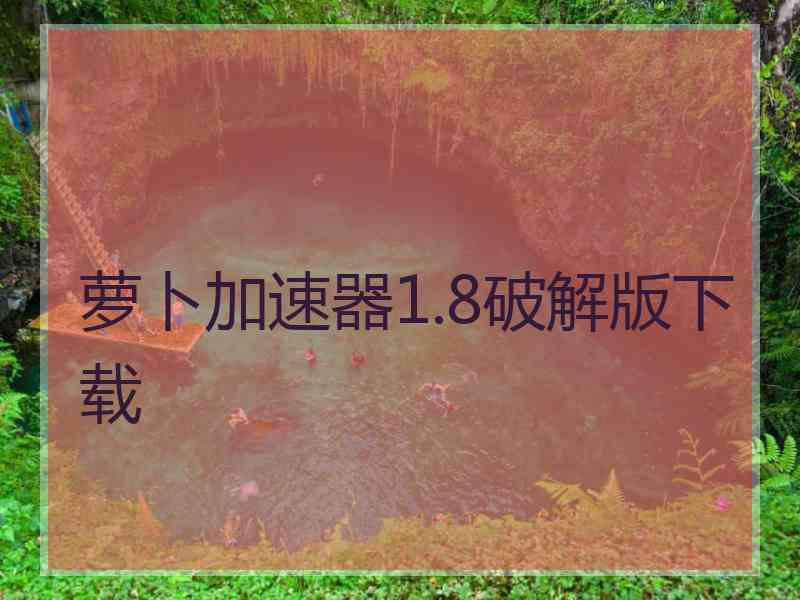 萝卜加速器1.8破解版下载