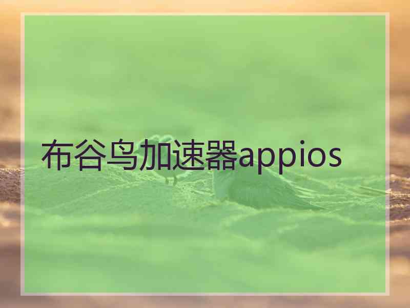 布谷鸟加速器appios