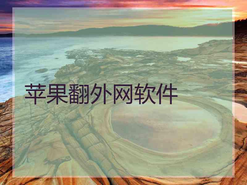 苹果翻外网软件