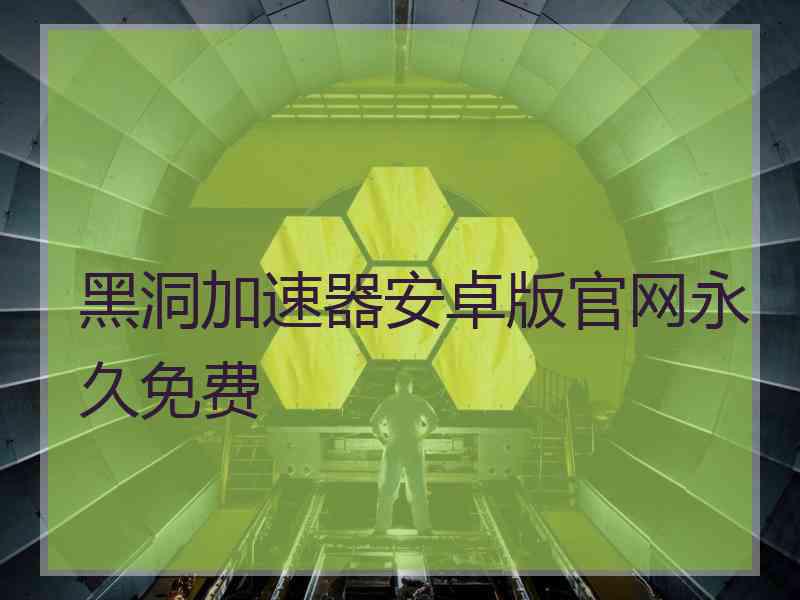 黑洞加速器安卓版官网永久免费