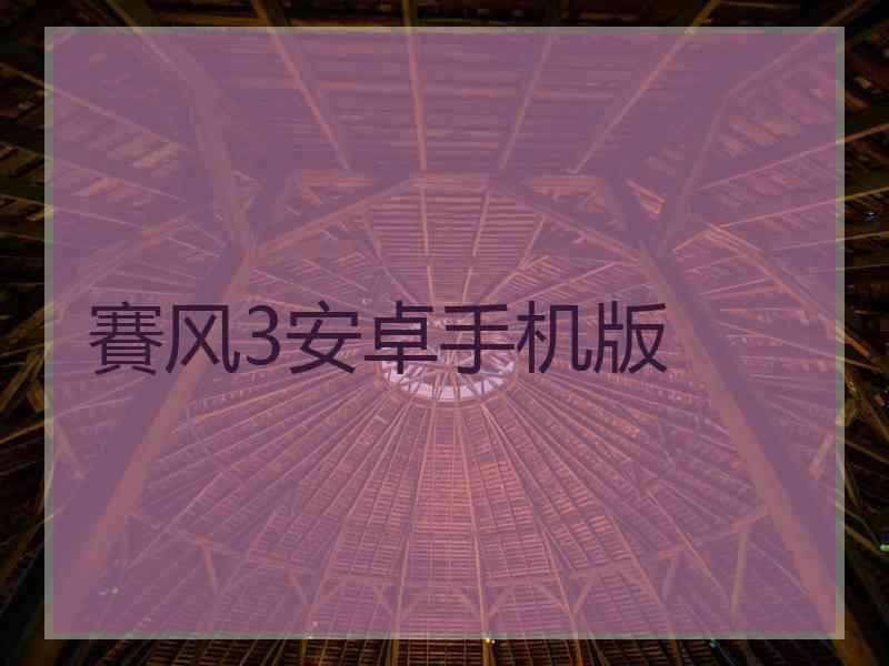 賽风3安卓手机版