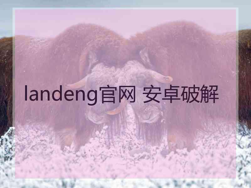 landeng官网 安卓破解