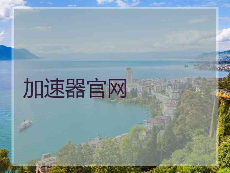 加速器官网