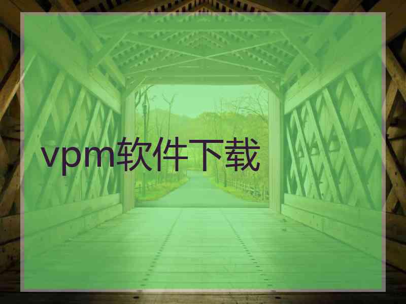 vpm软件下载
