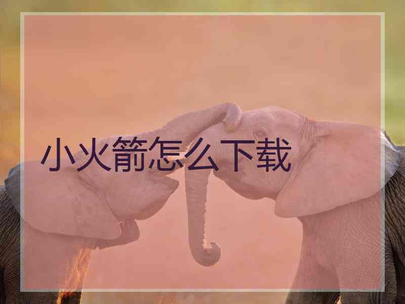 小火箭怎么下载