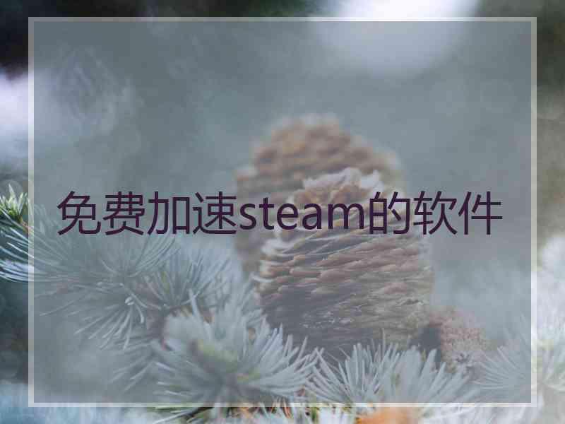 免费加速steam的软件