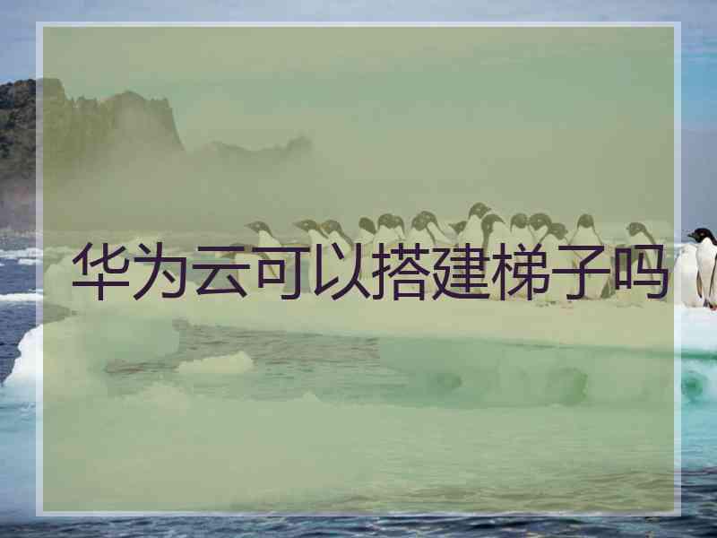 华为云可以搭建梯子吗