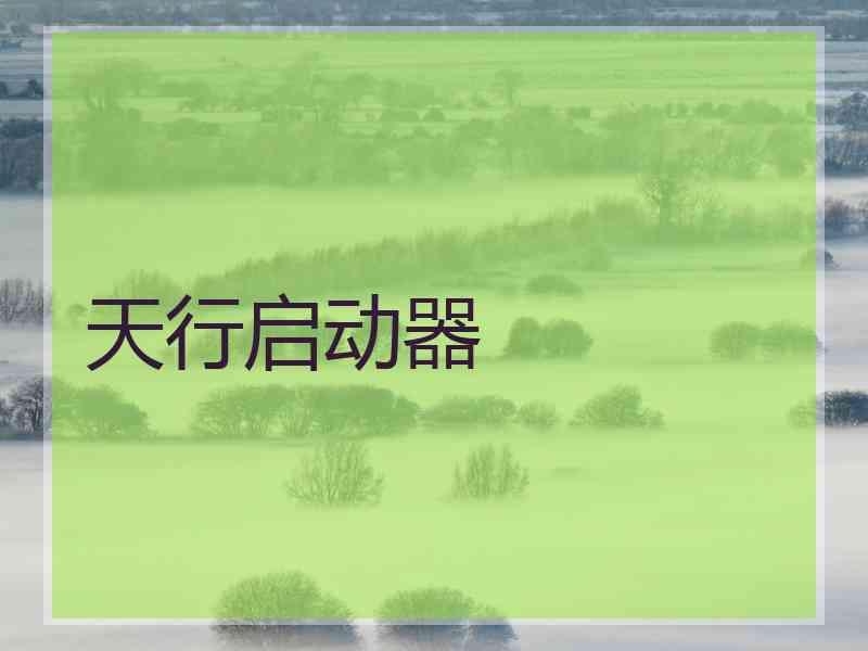 天行启动器